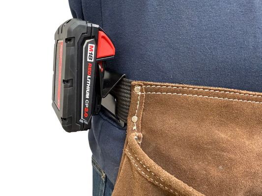 Toolbelt Battery Holder - Milwaukee