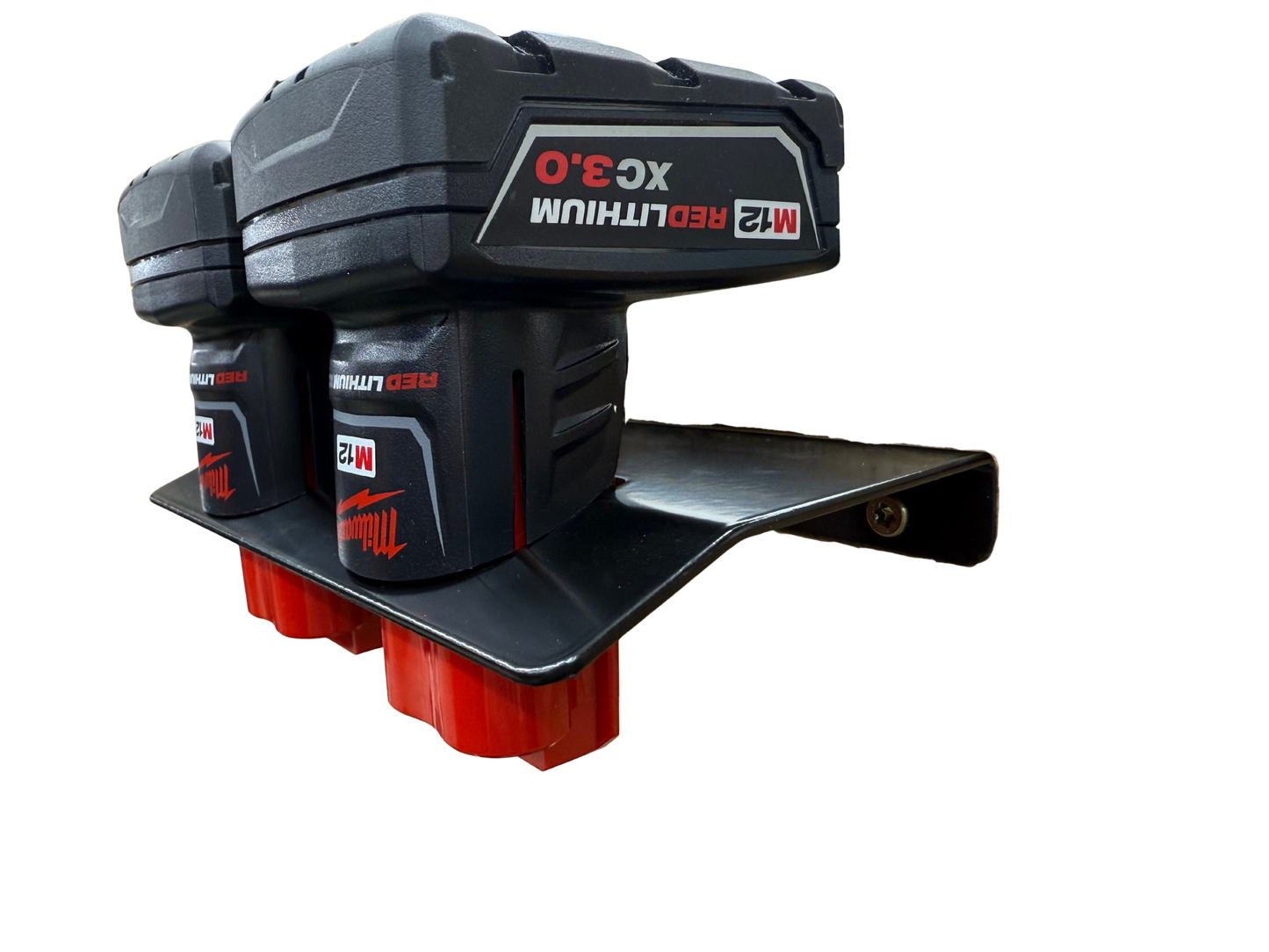 Milwaukee M12 Battery holder - Dual Mount