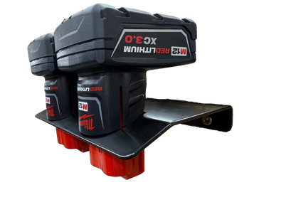 Milwaukee M12 Battery holder - Dual Mount