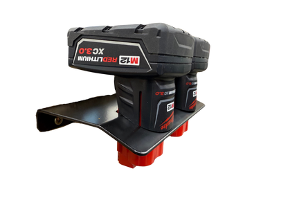 Milwaukee M12 Battery holder - Dual Mount
